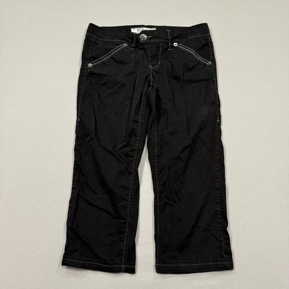 BKE Pants Womens 27 Black Capri Becca Casuals Western Pockets City Outdoor Work - Picture 1 of 11